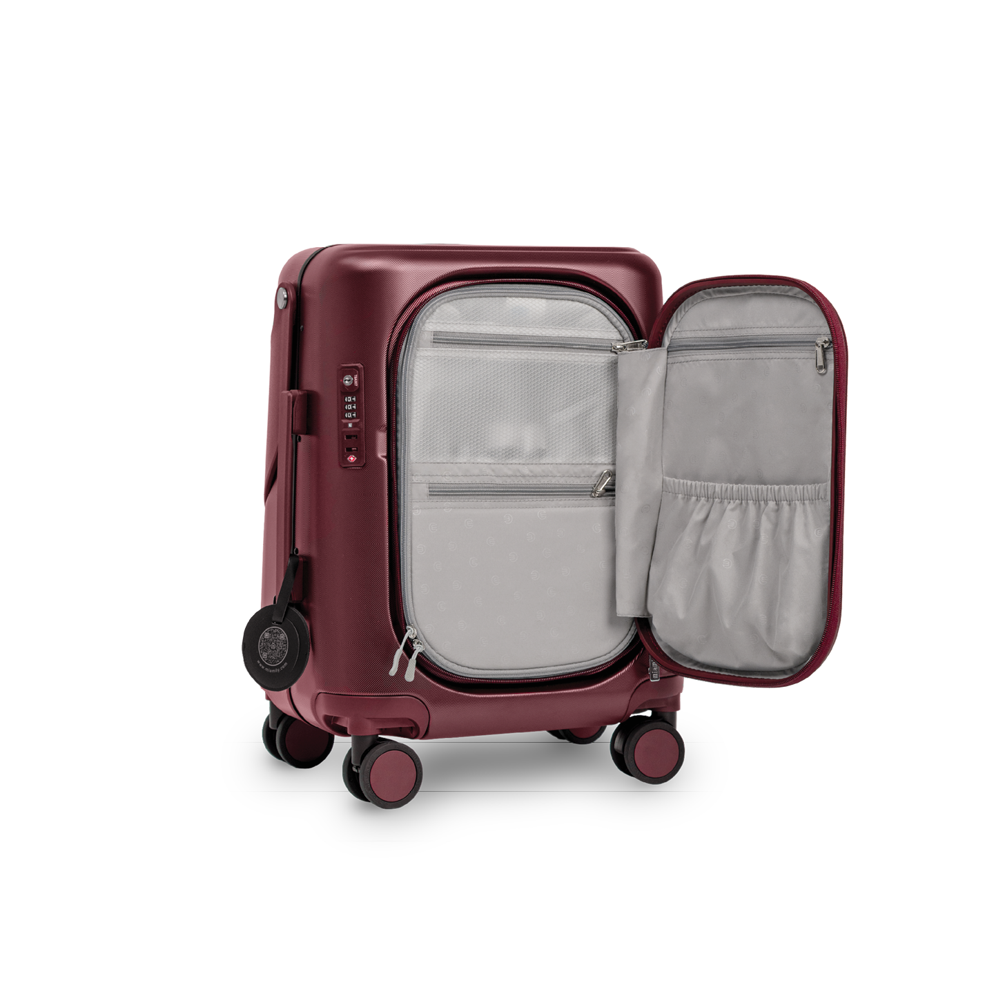MiaMily Carry On Plus - Burgundy Red