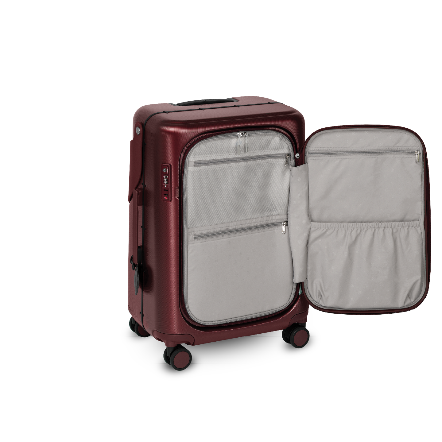 MiaMily Check In Plus - Burgundy Red
