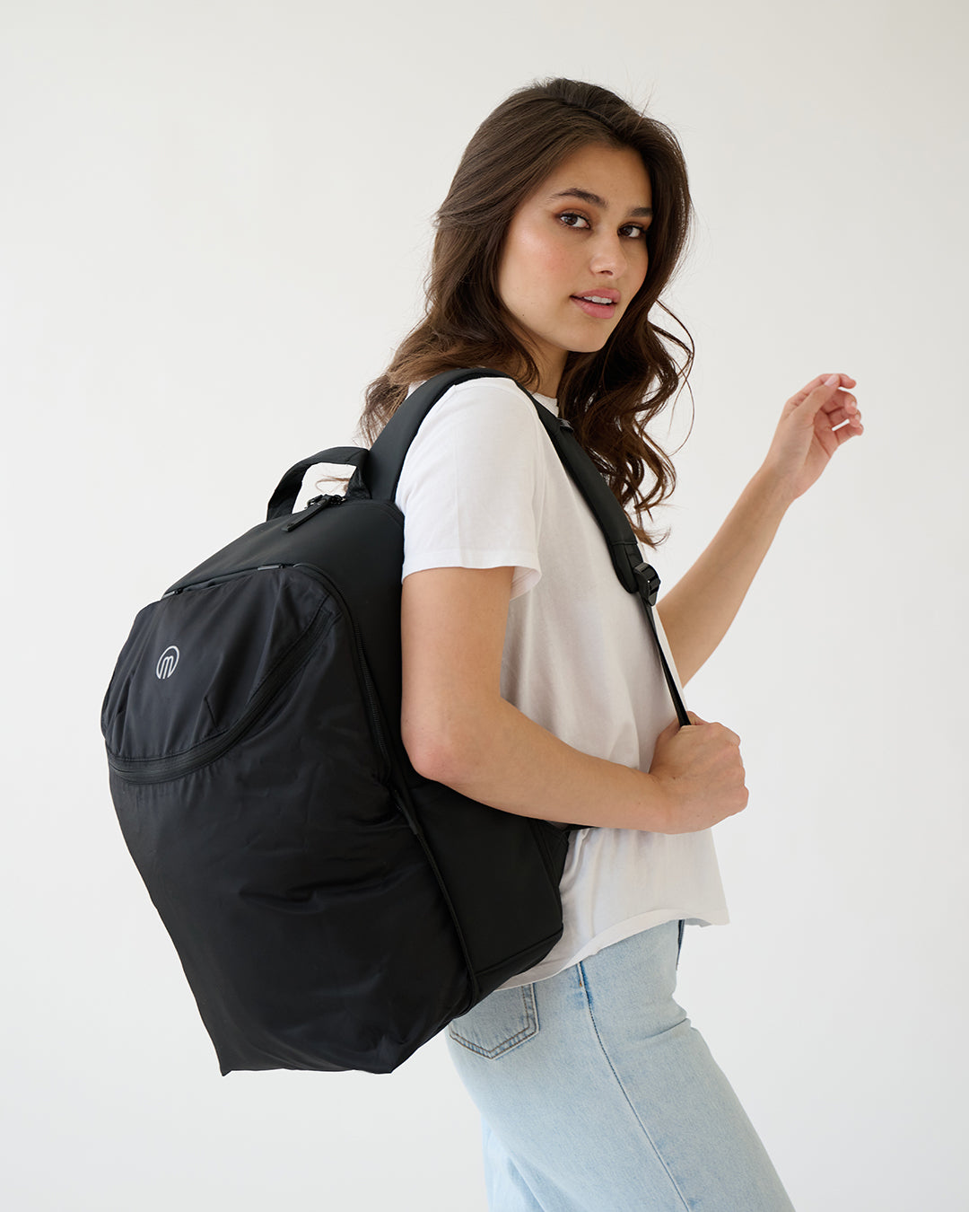 Expandable Backpack - Midnight Black