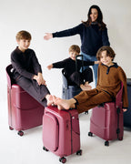 MiaMily Check In Plus - Burgundy Red