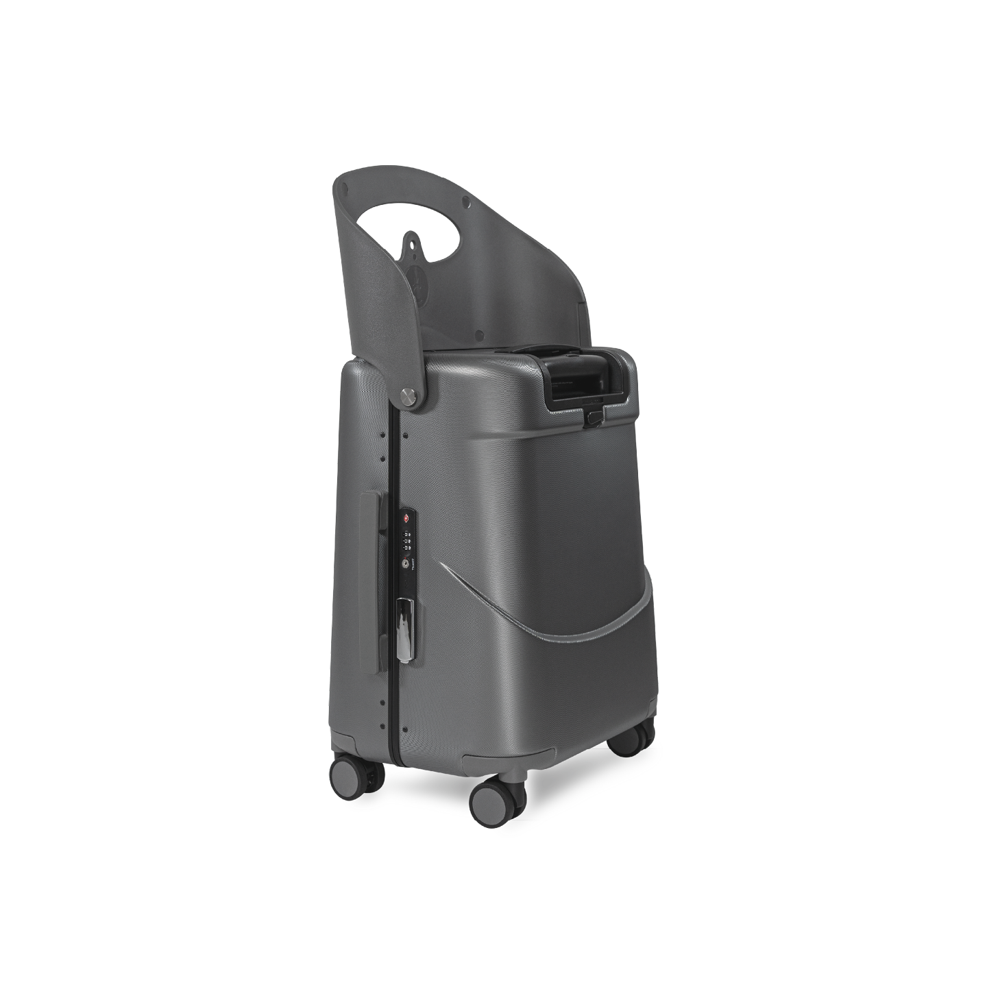miamily luggage charcoal grey