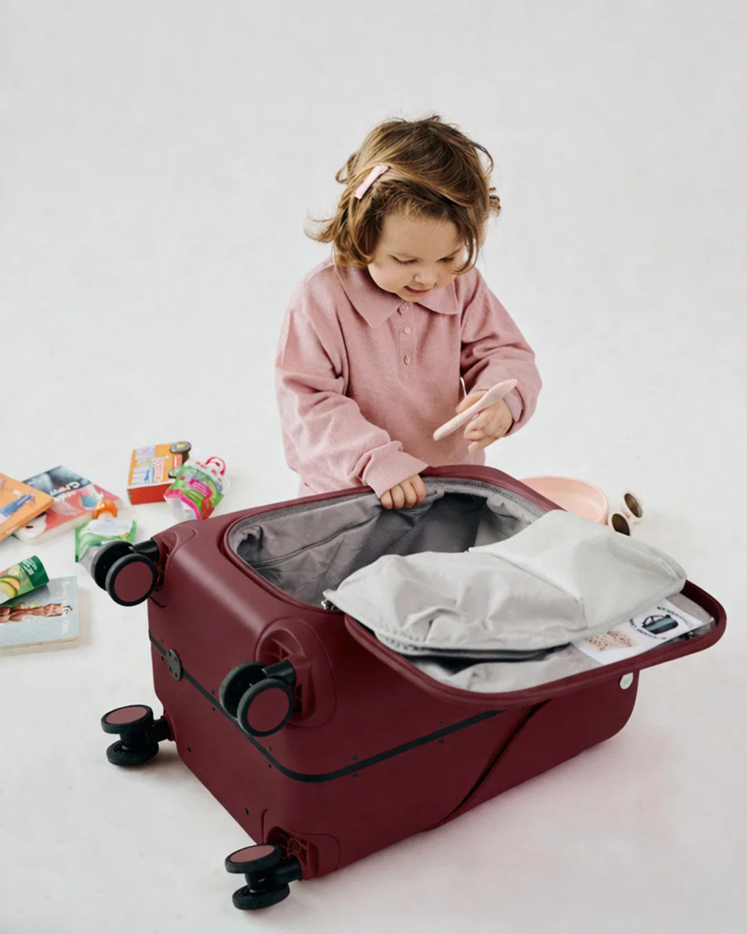 MiaMily Carry On Plus - Burgundy Red
